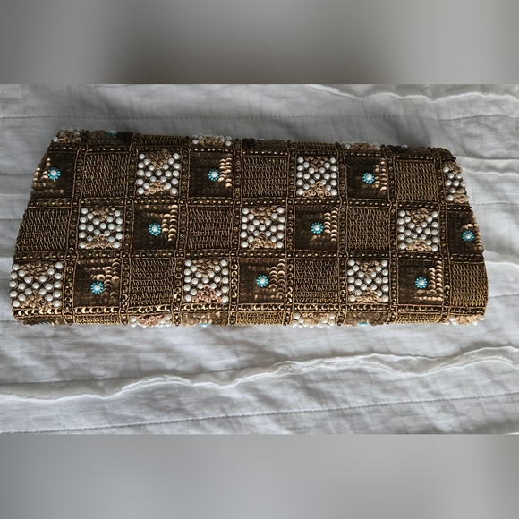 P. Maria Embellished Clutch
